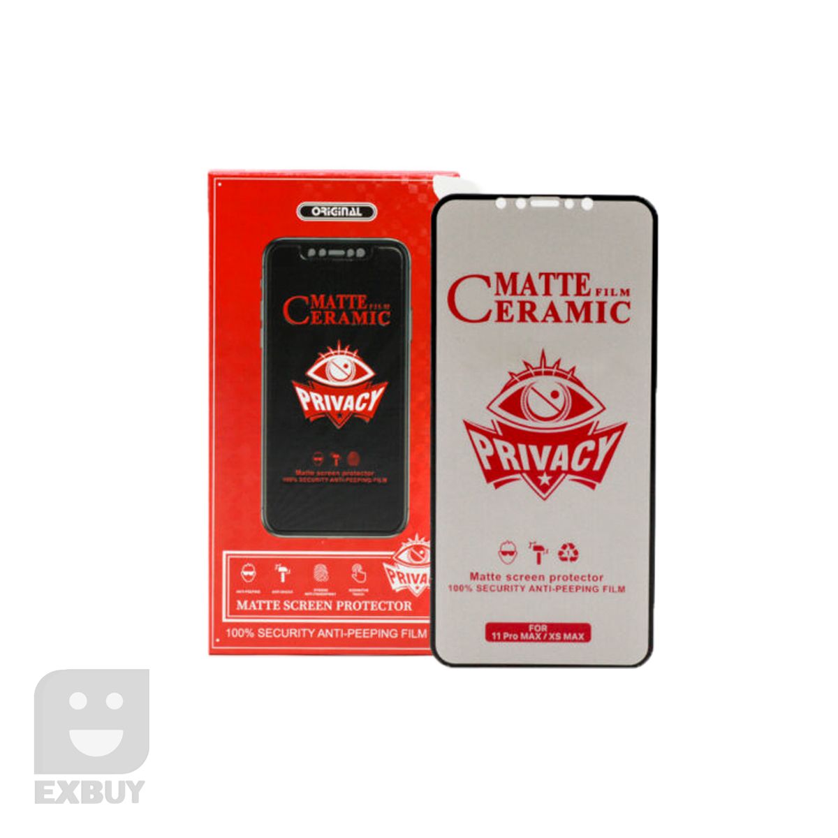 GENERICO - Mica Ceramica Antiespia para ZTE Blade V30