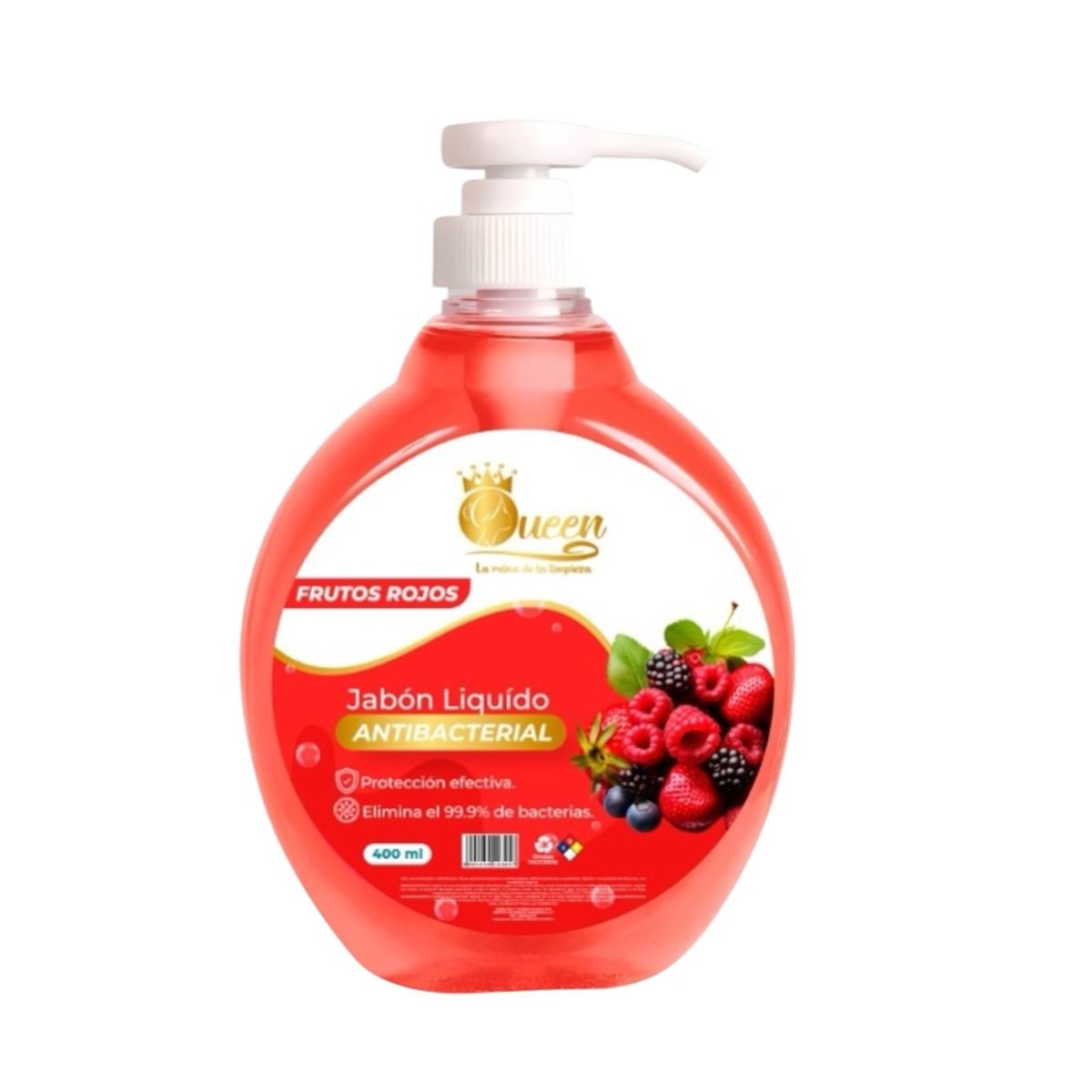 QUEEN - Pack x3 Jabón Líquido de Manos 400 ml