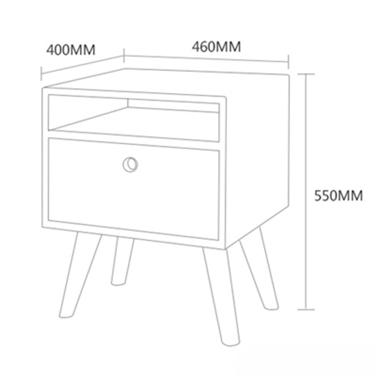 STARHOME - Velador Estilo Nórdico Starhome Victoria Color Duna
