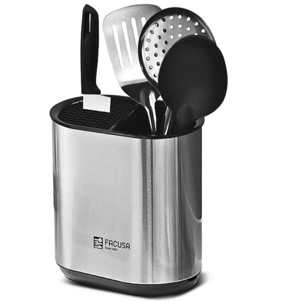 FACUSA - Porta Utensilios de Cocina Acero Inoxidable- facusa