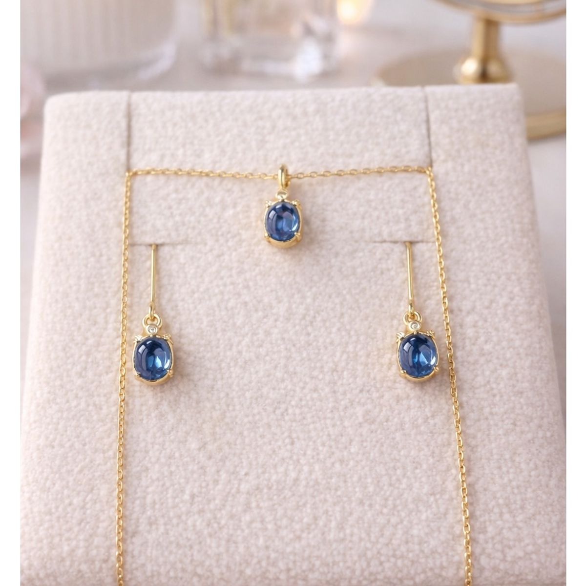 YANBAL - Colección ALYSSA CRISTAL Baño de oro 24k YANBAL