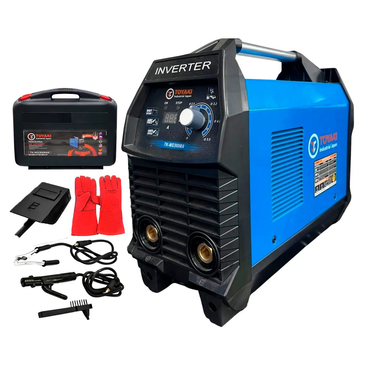 TOYAKI - Soldadora Inversora 300A TOYAKI + Maletín