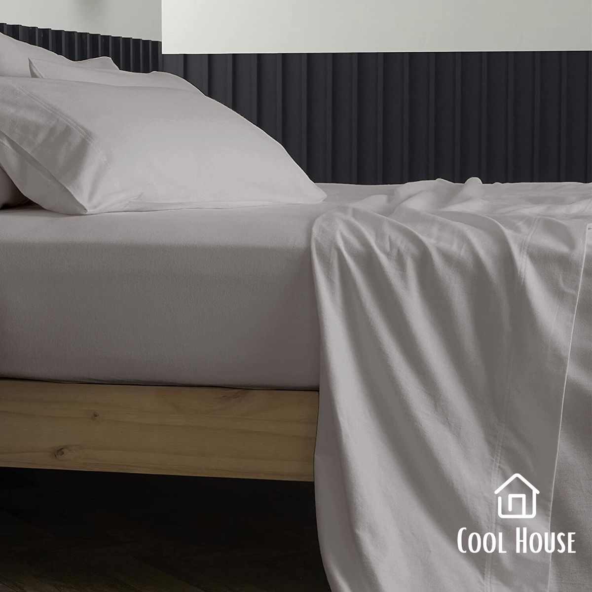 GENERICO - Juego de sábanas Cool House T-150 100% algodón