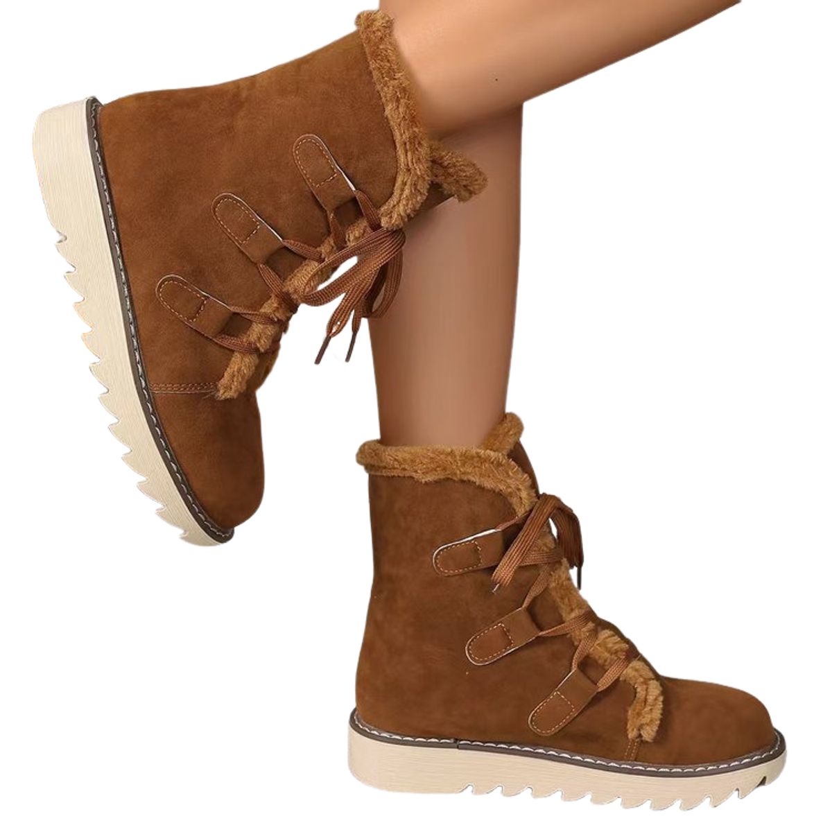 BLWOENS - Botas de invierno Mujer - Café