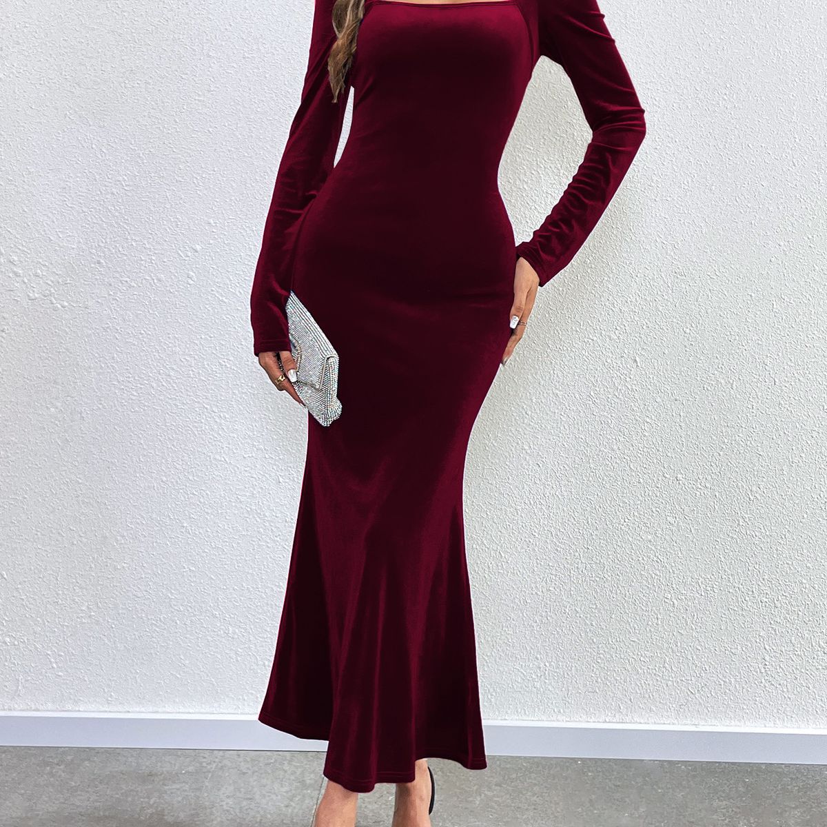 BLWOENS - Vestido de fiesta Mujer - Rojo