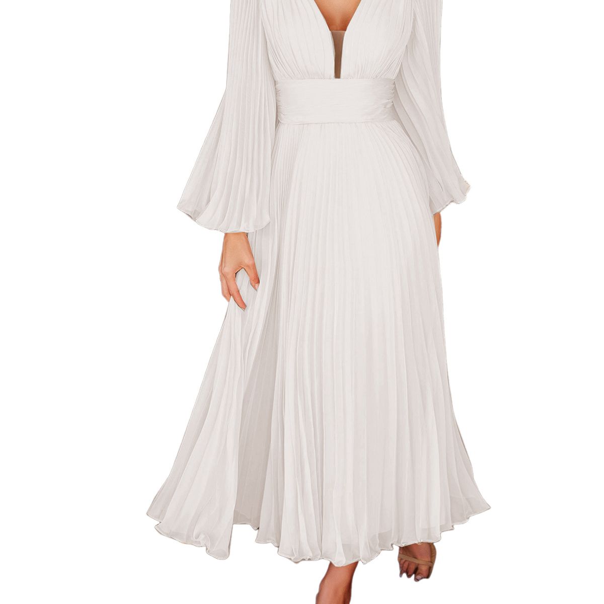 BLWOENS - Vestido de fiesta Mujer - Blanco