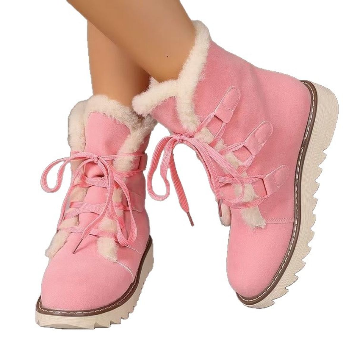 BLWOENS - Botas de invierno Mujer - Rosado