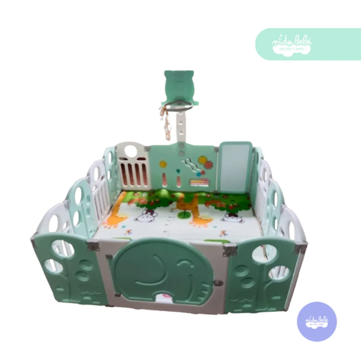 BABY - CERCO ELEFANTE BABY DE BEBE COLOR VERDE