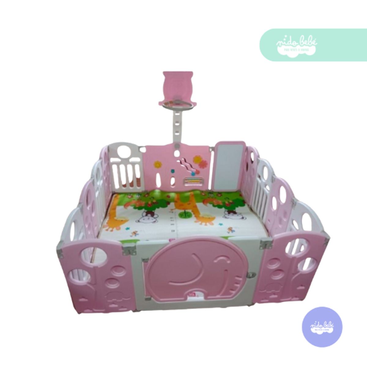 Baby - CERCO ELEFANTE BABY DE BEBE COLOR ROSA