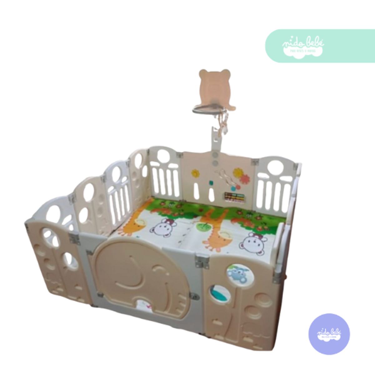 BABY - CERCO ELEFANTE BABY DE BEBE COLOR BEIGE