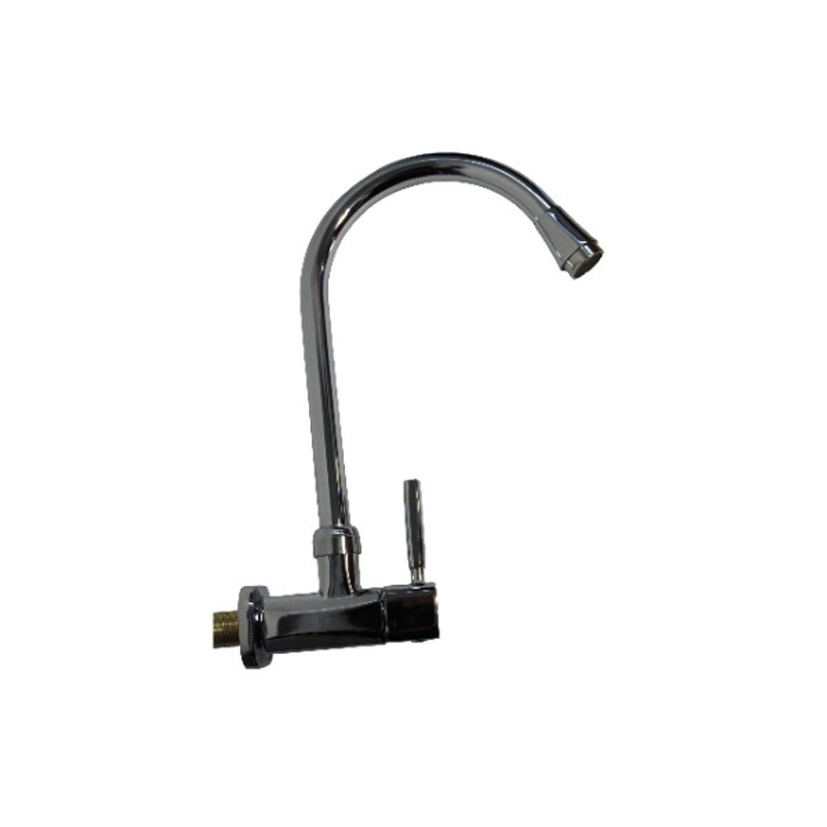 GENERICO - Pico Fijo Pared Cromado