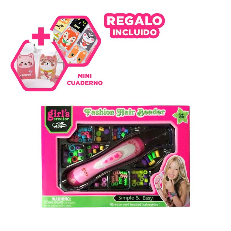 GENERICO - Pack12 Conjunto para Peinar en Multicolor y+Regalo Agendita