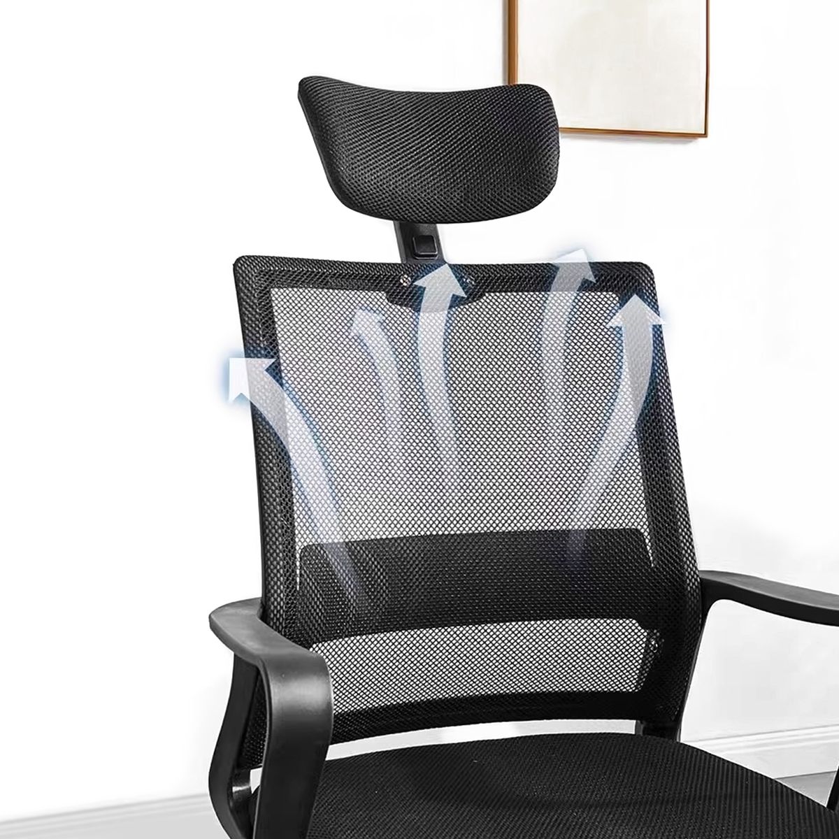 XION - Silla de Oficina Ergonómica Bogotá Giratoria y Altura Regulable Negro