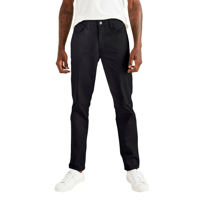 DOCKERS - Pantalón Hombre Jean Cut Straight Fit Negro Dockers