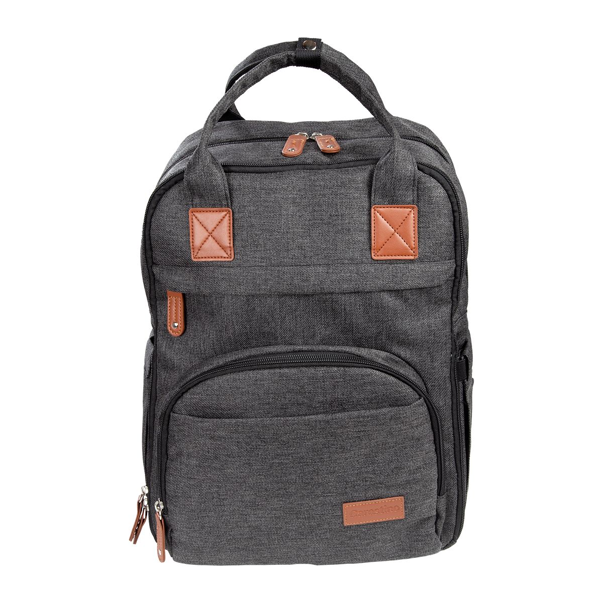 CARESTINO - Mochila Maternal Boston Negro Melange