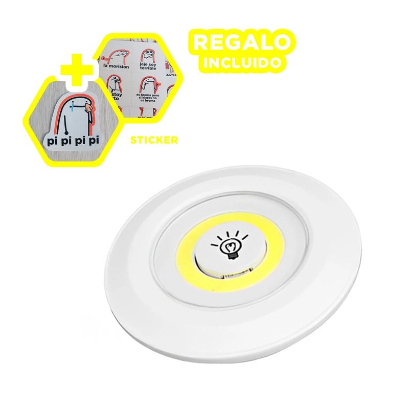 GENERICO - Set de Luces con Adhesivo Fijo Blanco Y+Papel de Regalo