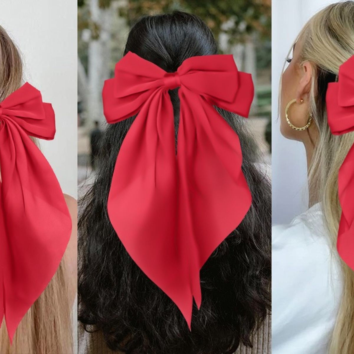 GENERICO - Lazo Coquette ROJO - Moñitos Lindsey