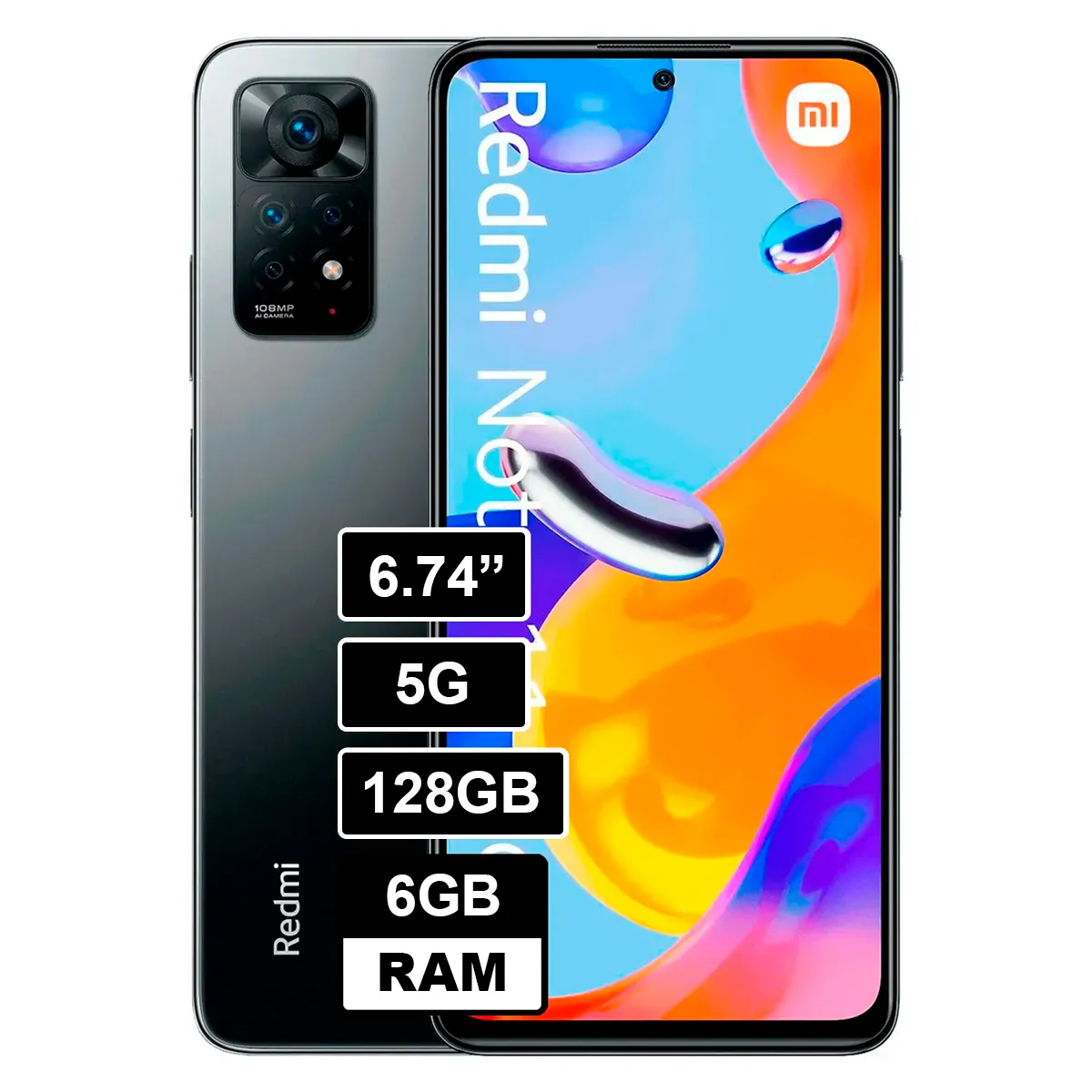 XIAOMI - REDMI NOTE 11 PRO 5G 128GB 6GB - GRIS