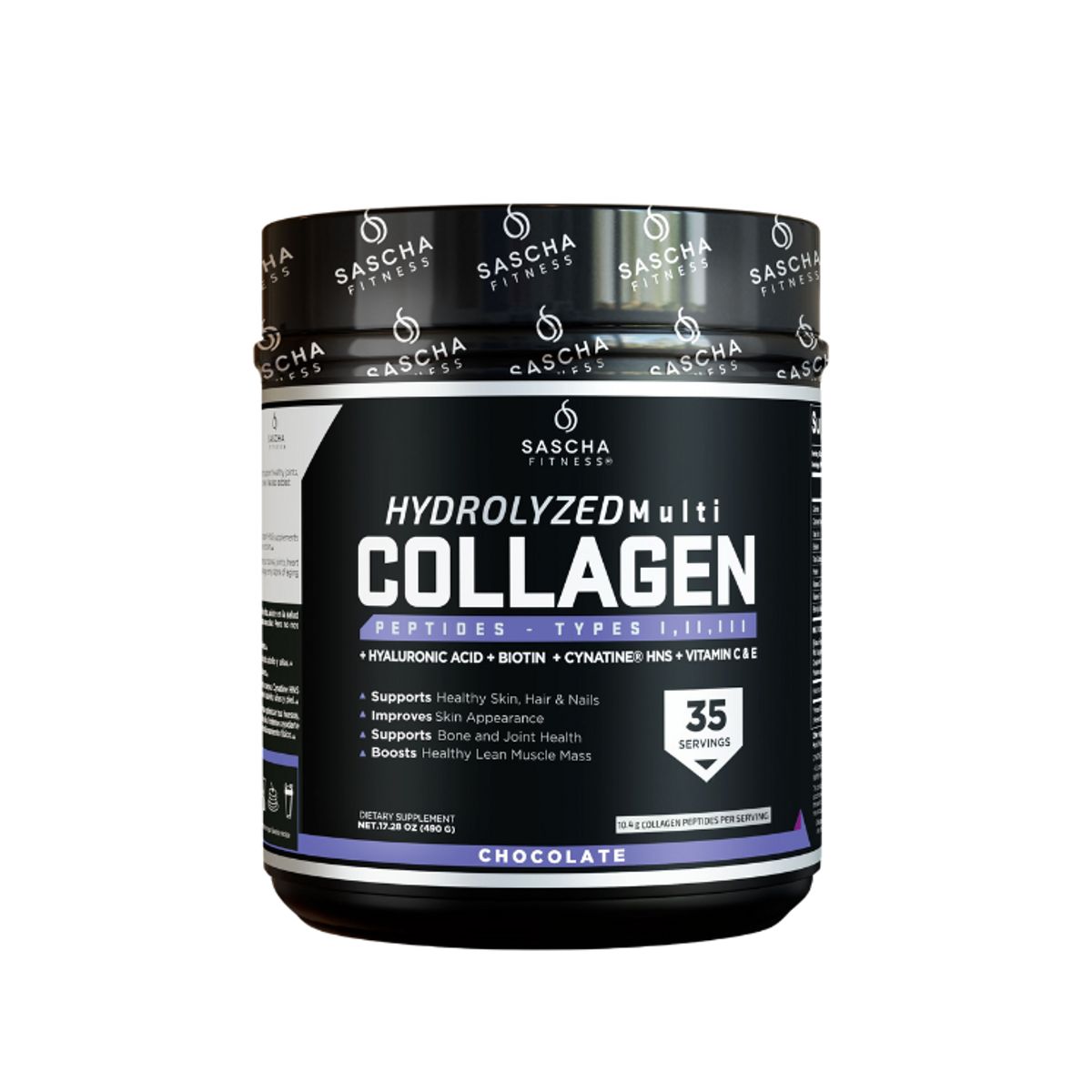 SASCHA FITNESS - Colageno Hidrolizado Chocolate