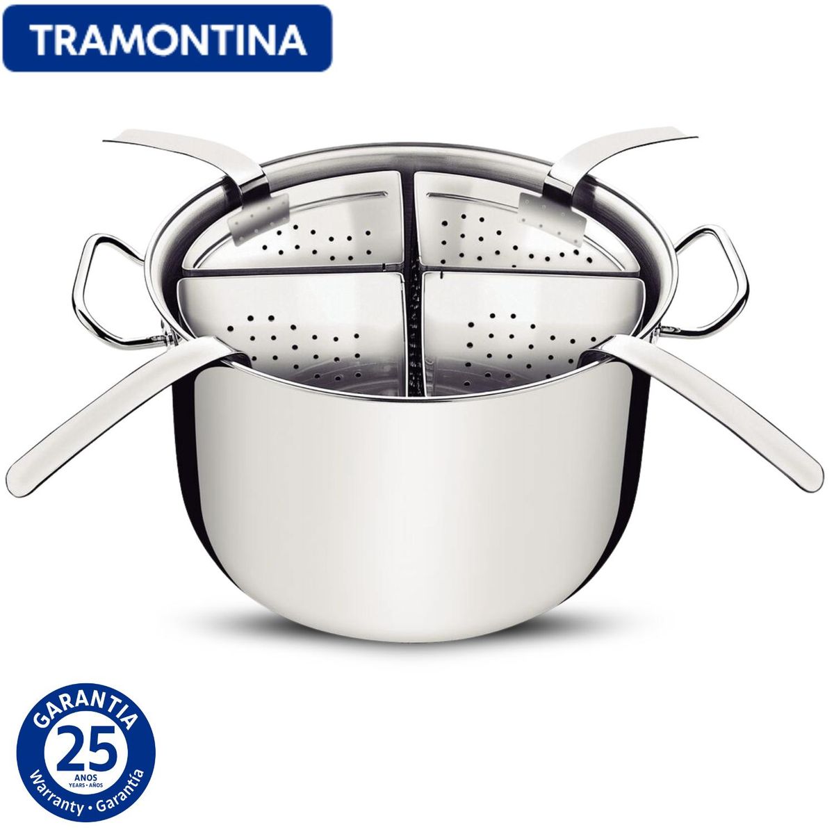 TRAMONTINA - Jgo Cozi-Pasta AInox STapa - Tramontina