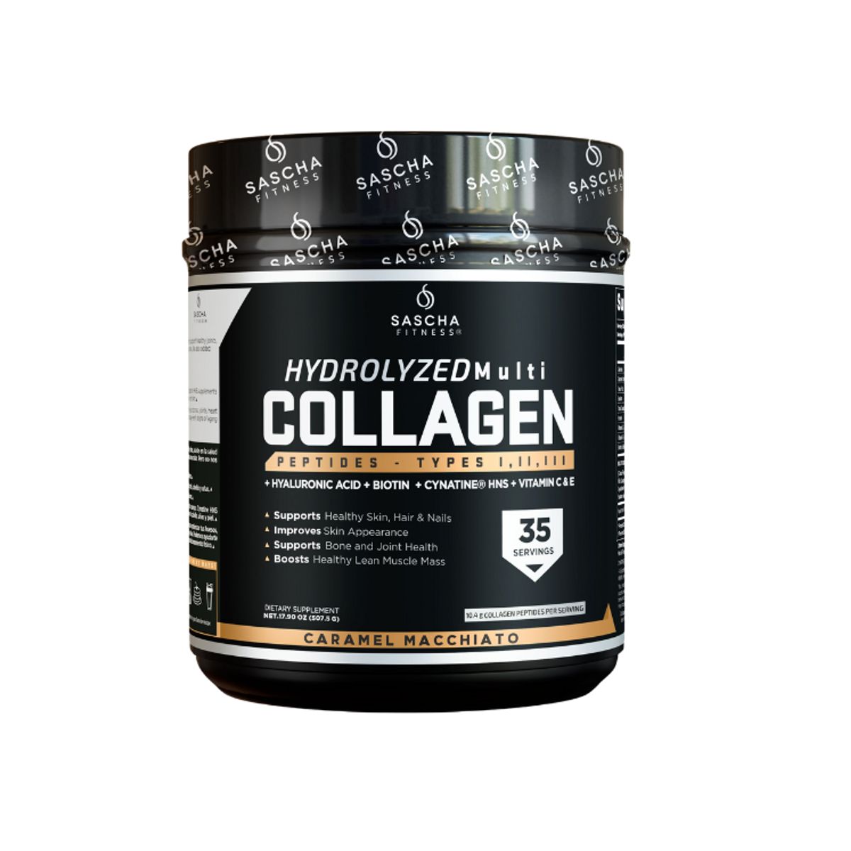 SASCHA FITNESS - Colageno Hidrolizado Caramel Macchiato