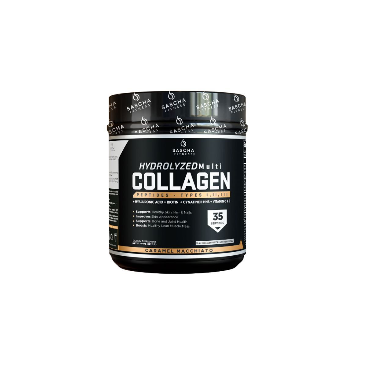 SASCHA FITNESS - Colageno Hidrolizado Caramel Macchiato