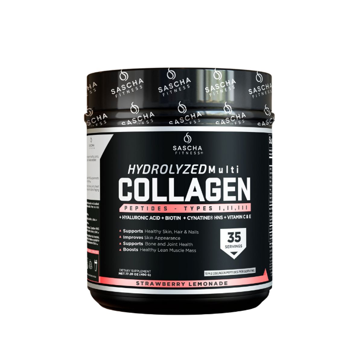 SASCHA FITNESS - Colageno Hidrolizado Limonada Fresa