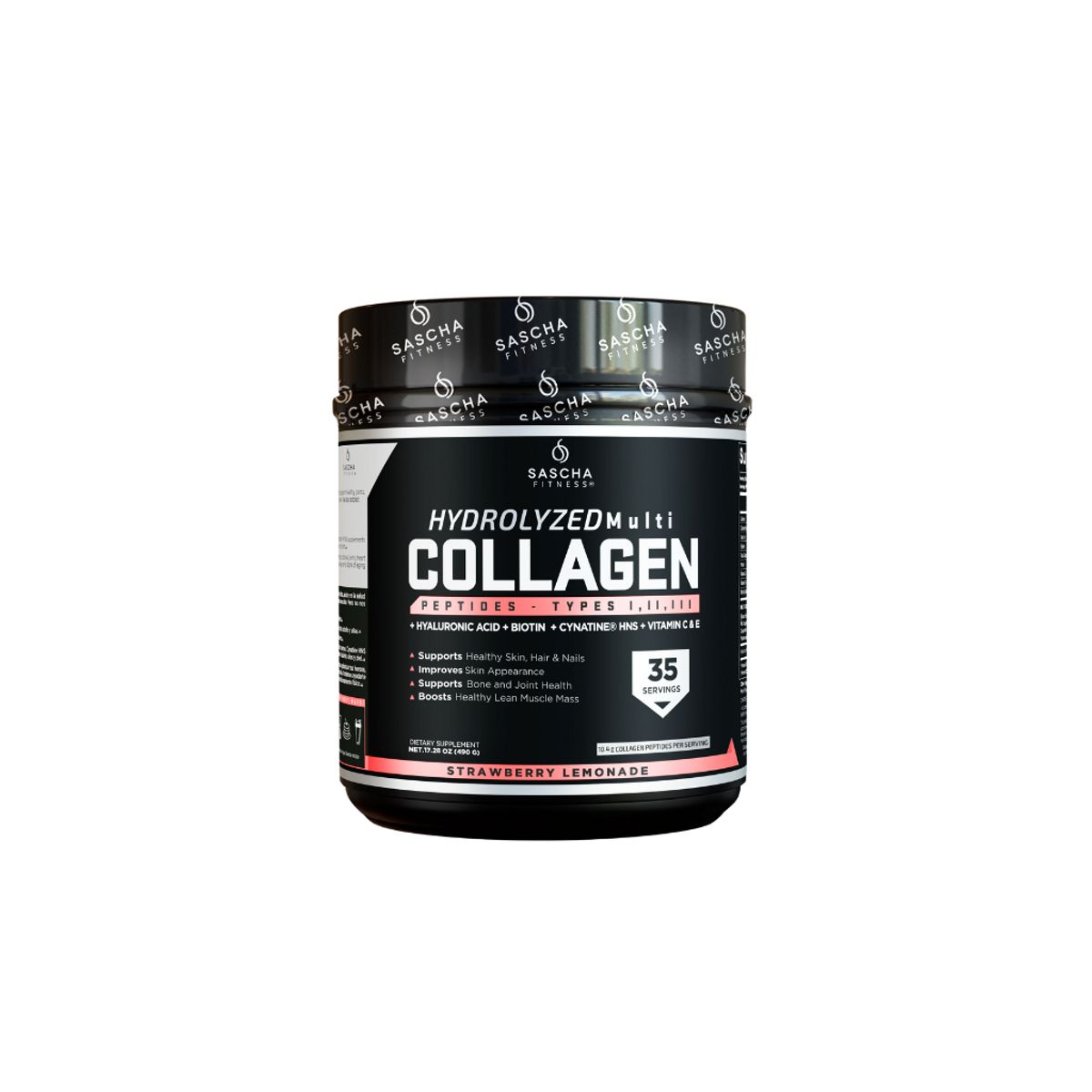 SASCHA FITNESS - Colageno Hidrolizado Limonada Fresa