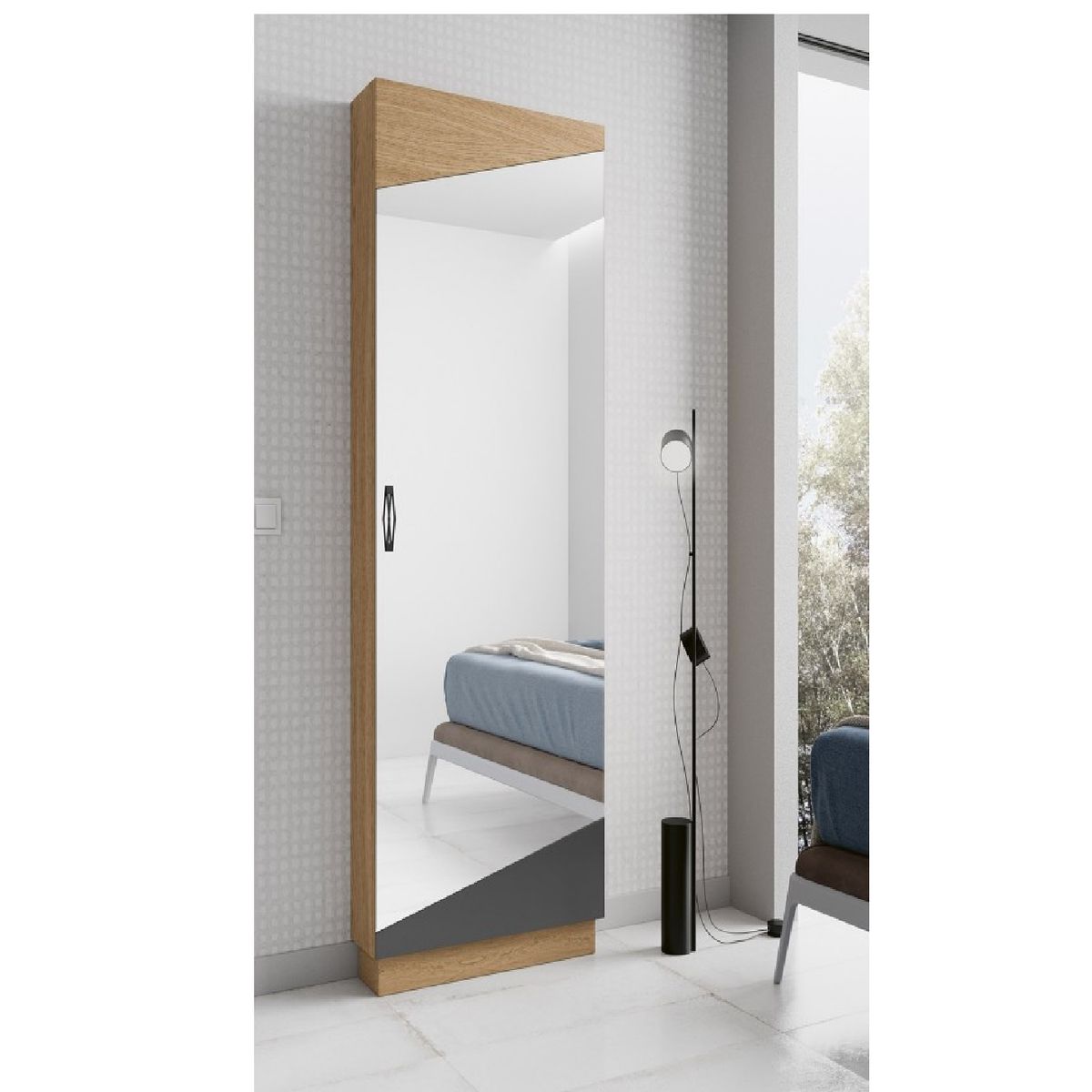 TU MESITA - Zapatera Funcional Andrea con Espejo TU MESITA