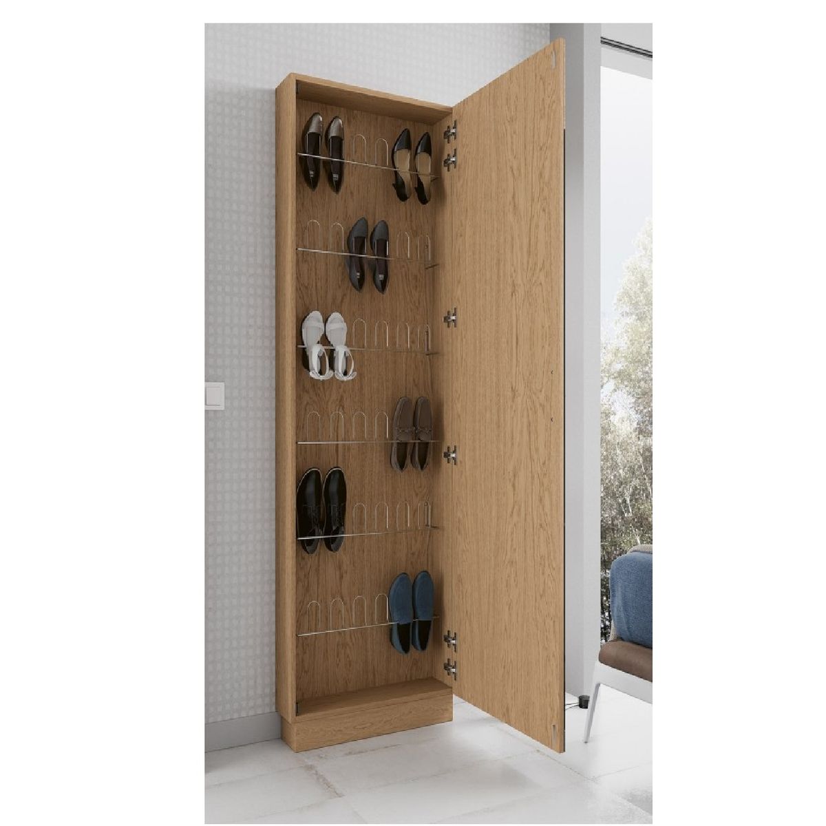 TU MESITA - Zapatera Funcional Andrea con Espejo TU MESITA