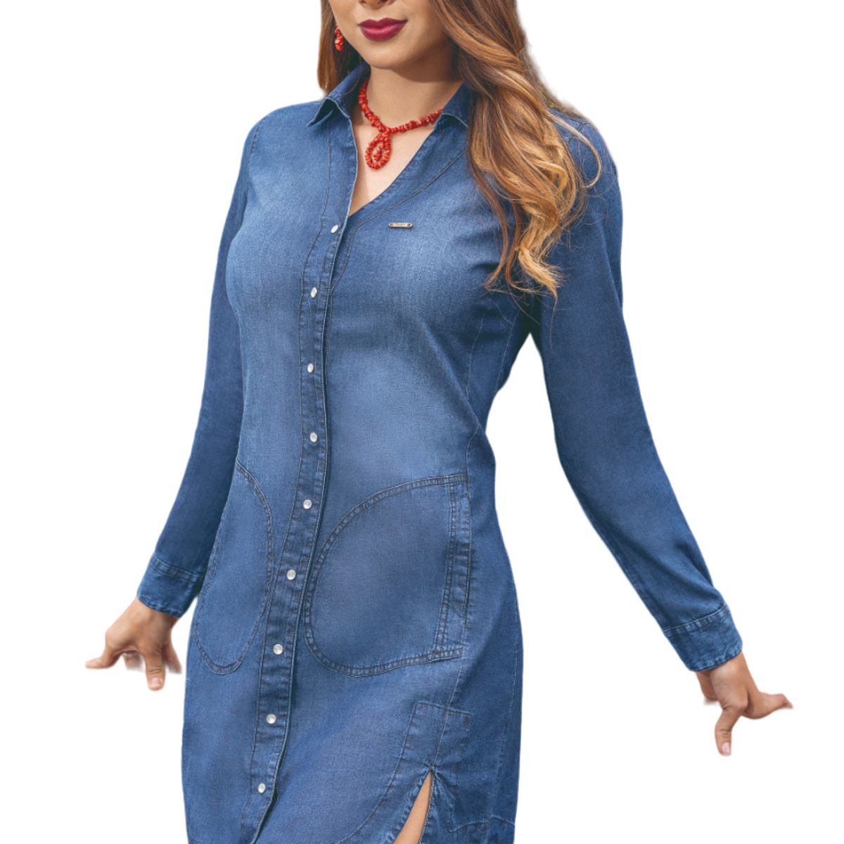 TANSY - VESTIDO DE MUJER - DIANYS - MARMOLEADO OSCURO