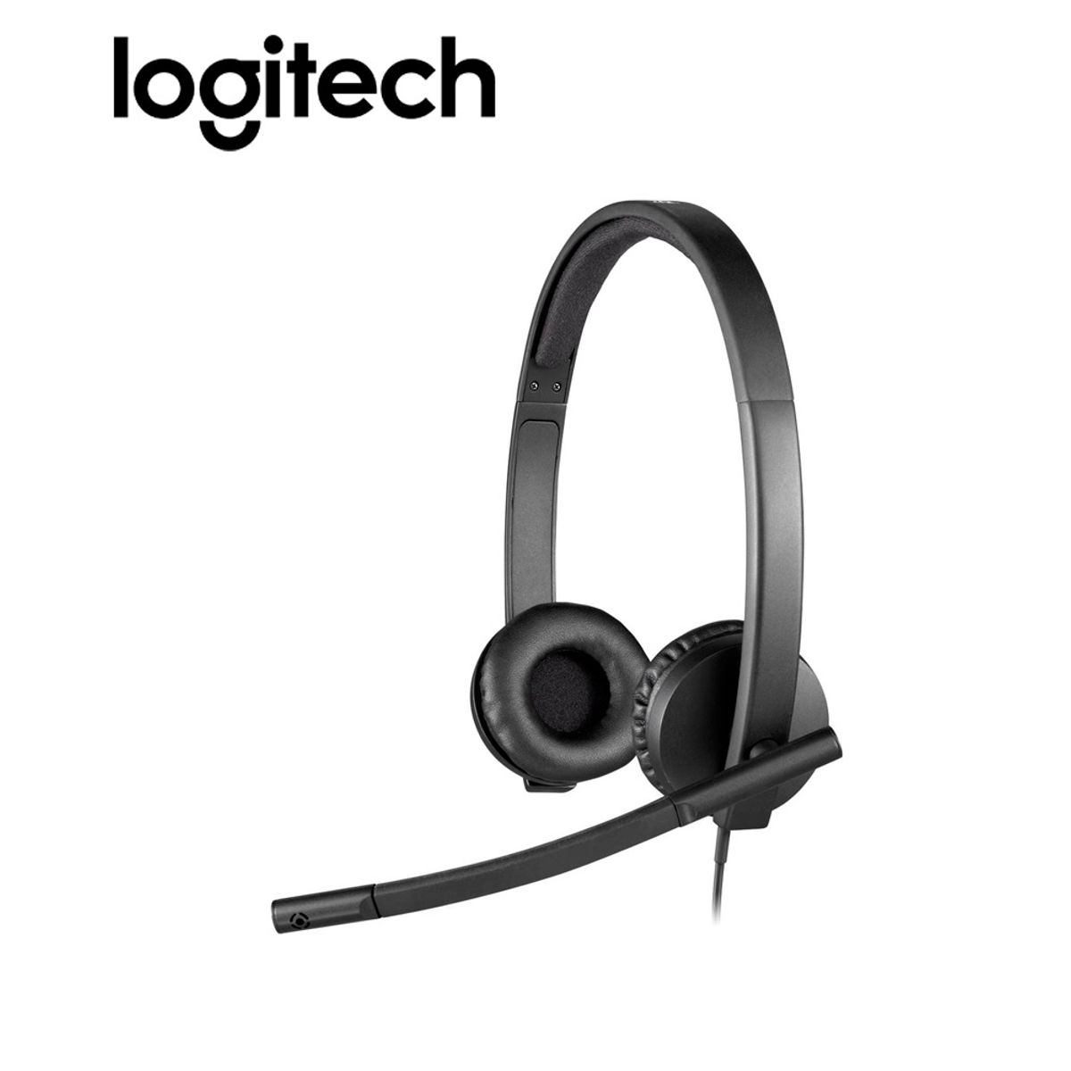 LOGITECH - Audifonos Logitech H570e Stereo Negro Cableado USB Cancelacion Ruido