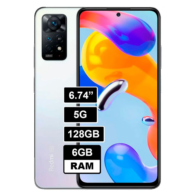 XIAOMI - REDMI NOTE 11 PRO 5G 128GB 6GB - BLANCO