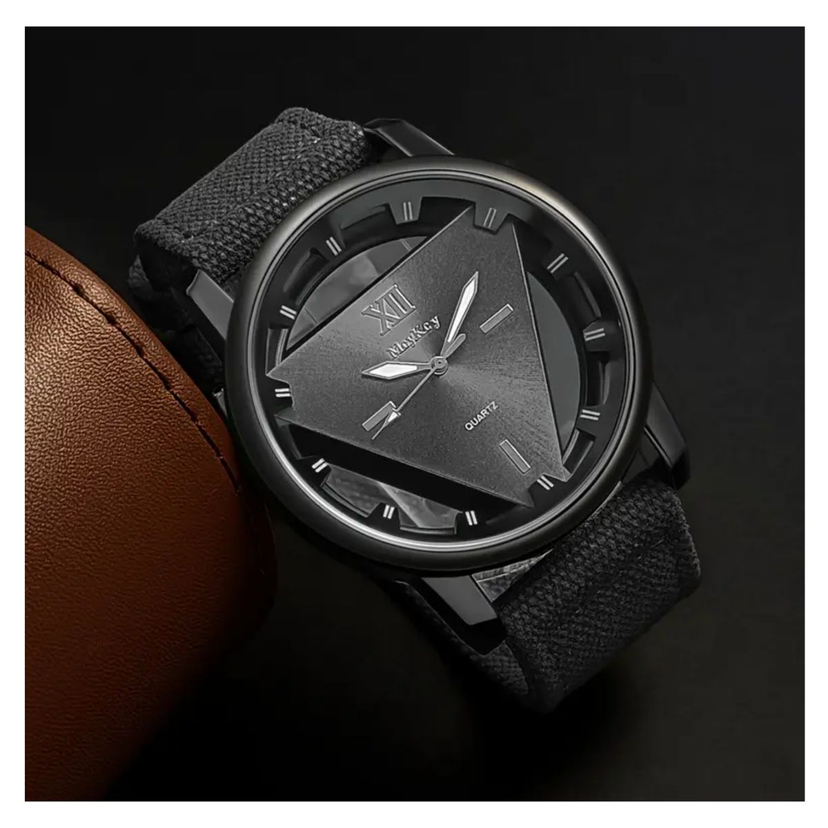 GENERICO - Reloj de Cuarzo Elegante Unisex Números Romanos Negro