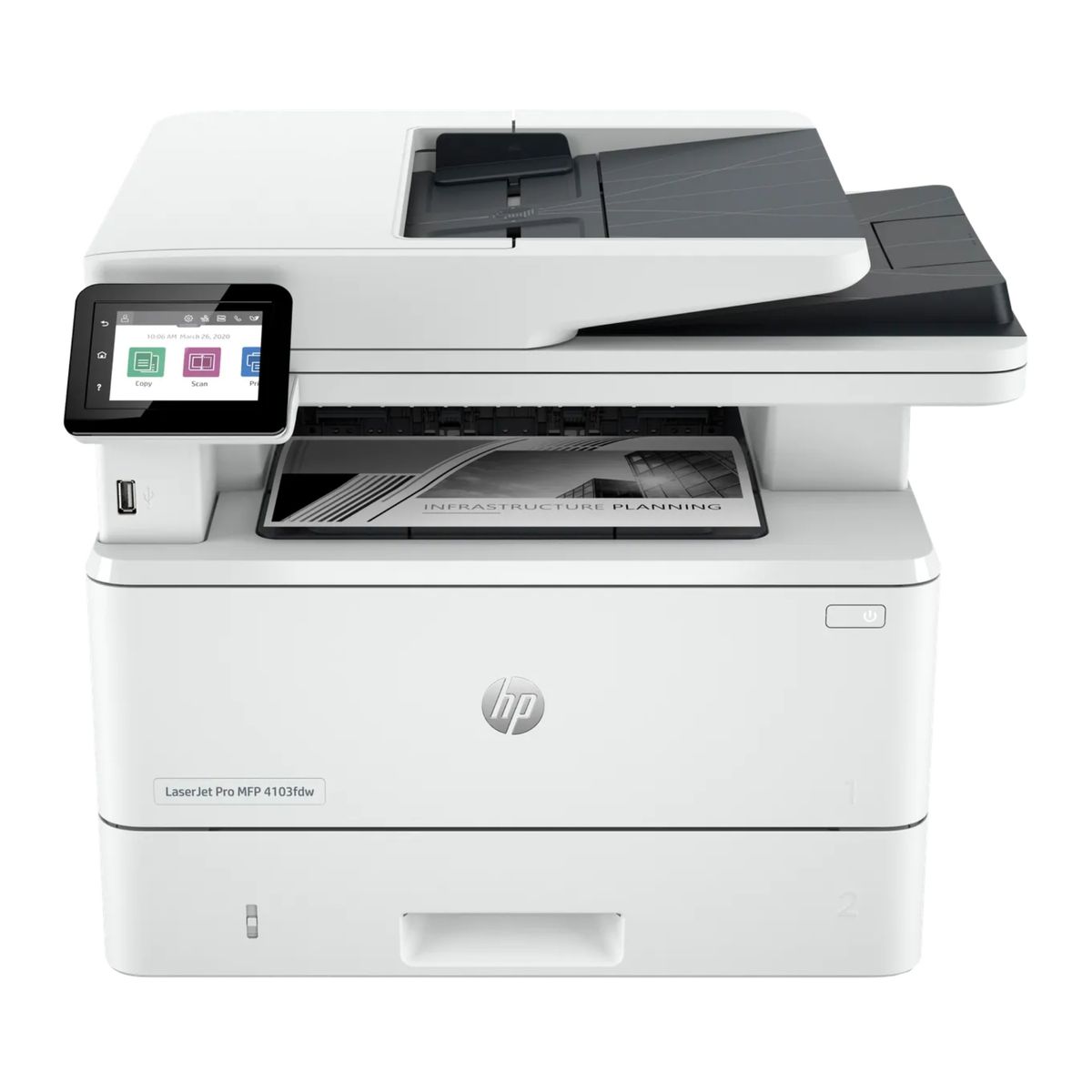 HP - Impresora Multifuncional HP LaserJet Pro MFP 4103fdw 2Z629A