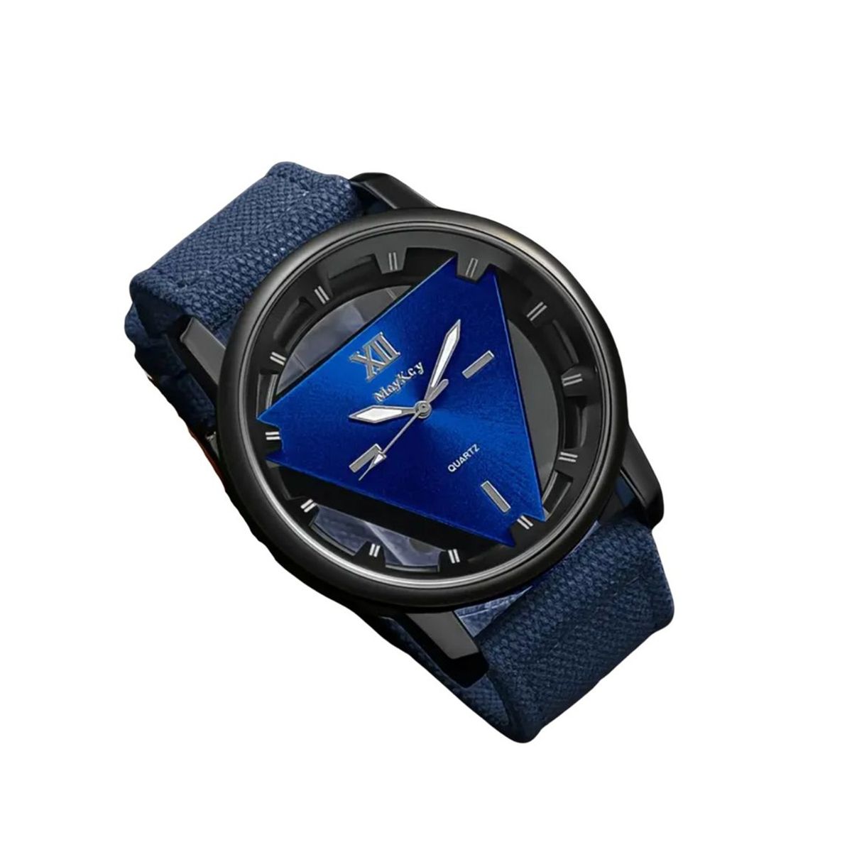 GENERICO - Reloj de Cuarzo Elegante Unisex Números Romanos Azul
