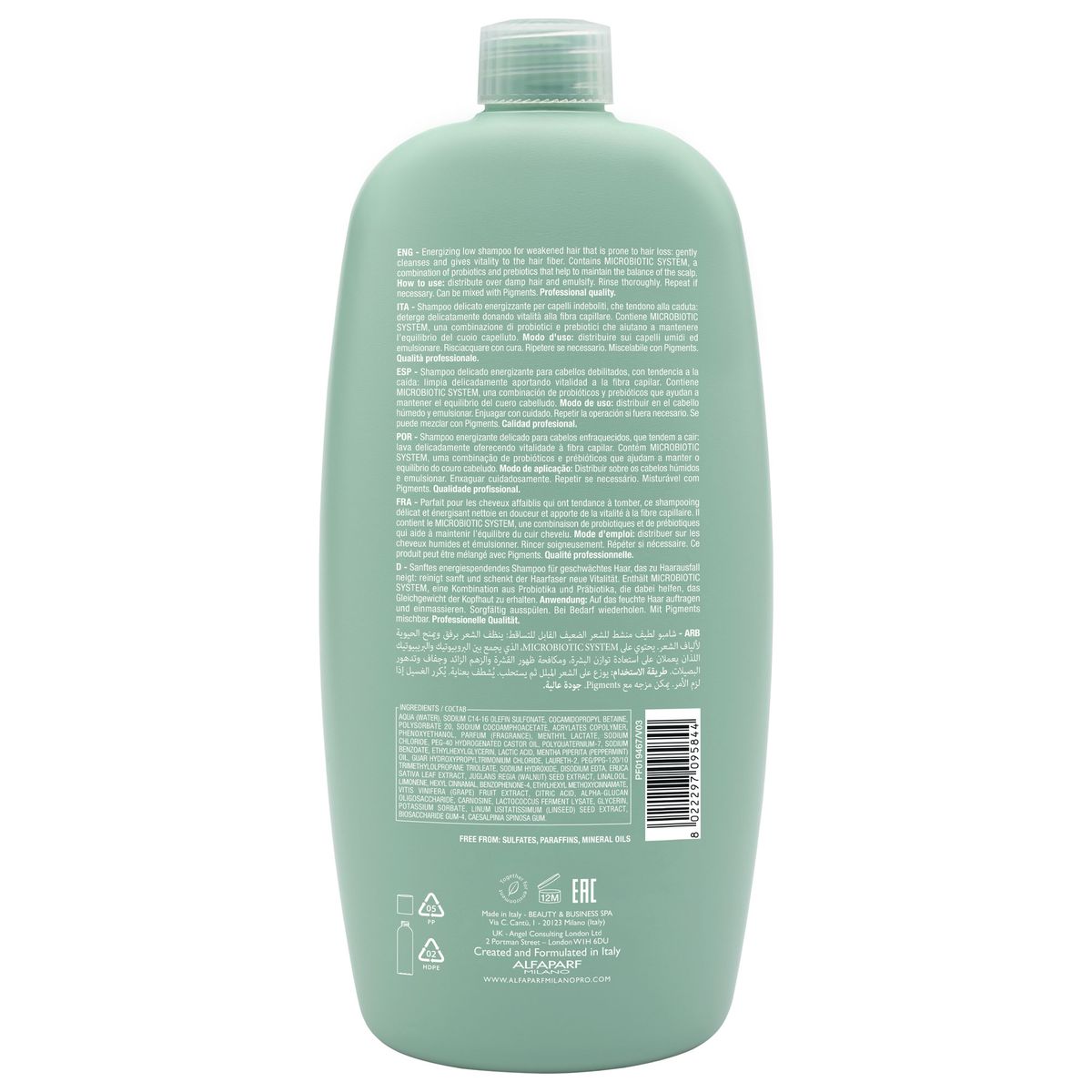ALFAPARF MILANO - Shampoo Alfaparf Semi Di Lino Scalp Renew Energizing 1L