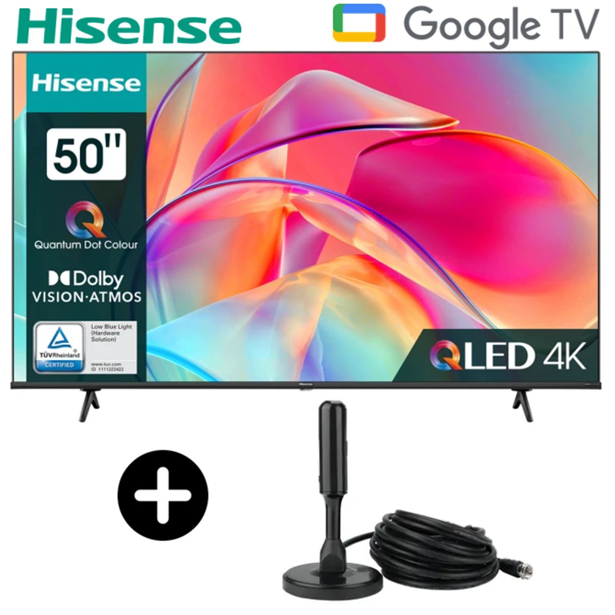 HISENSE - TV Hisense QLED 50 UHD 4K 50Q6N Google TV 2024