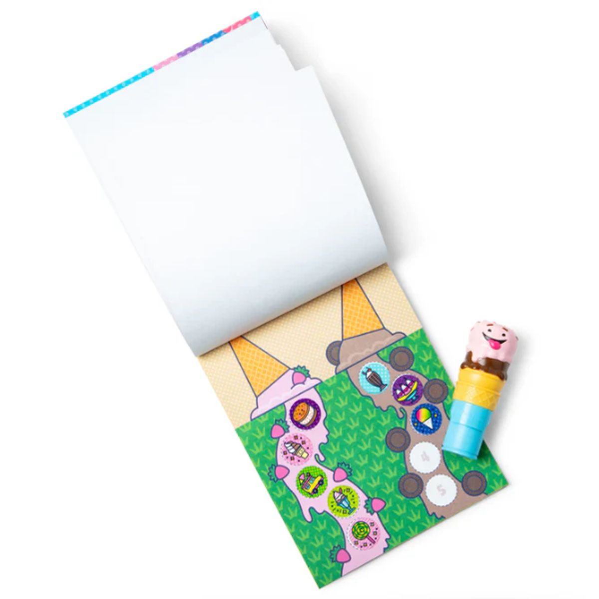 MELISSA & DOUG - Sticker Wow estampador de 300 stickers modelo helados