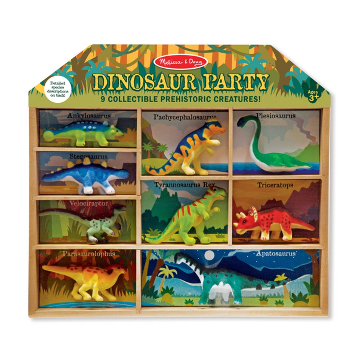 MELISSA & DOUG - Set colección 9 dinosaurios