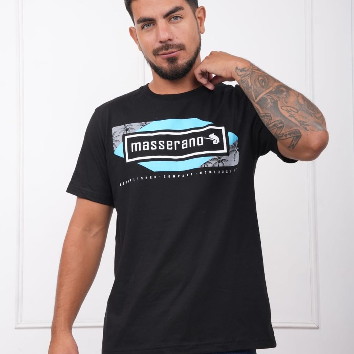 MASSERANO - POLOS JERSEY  CUELLO REDONDO  MASSERANO