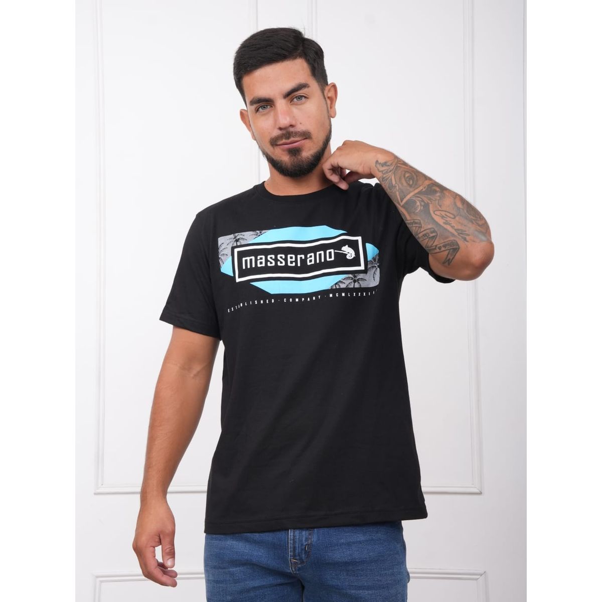 MASSERANO - POLOS JERSEY  CUELLO REDONDO  MASSERANO