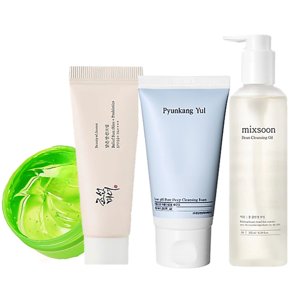 MIXSOON - PACK LIMPIEZA & PROTECCIÓN DIARIA  PYUNKANG YUL + MIXSOON + BEAUTY OF JOSEON