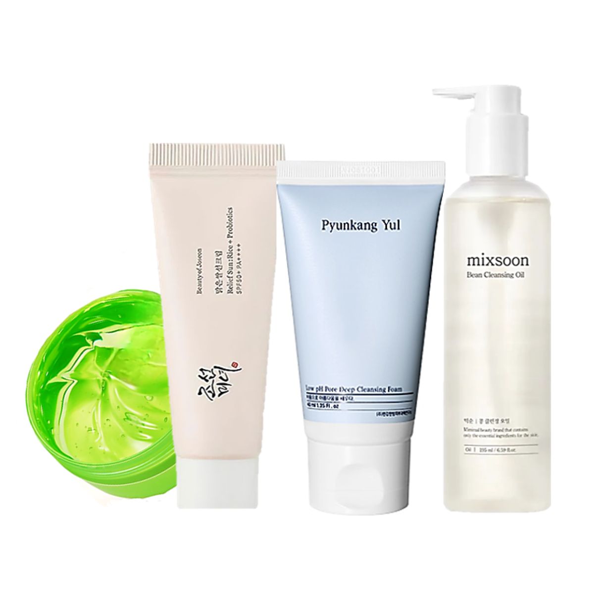 MIXSOON - PACK LIMPIEZA & PROTECCIÓN DIARIA  PYUNKANG YUL + MIXSOON + BEAUTY OF JOSEON