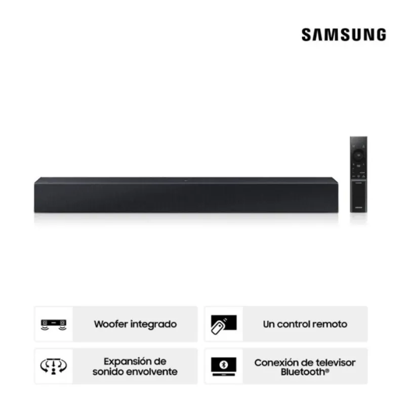 SAMSUNG - Soundbar Samsung 2.0 CH HW-B400F/PE 2025