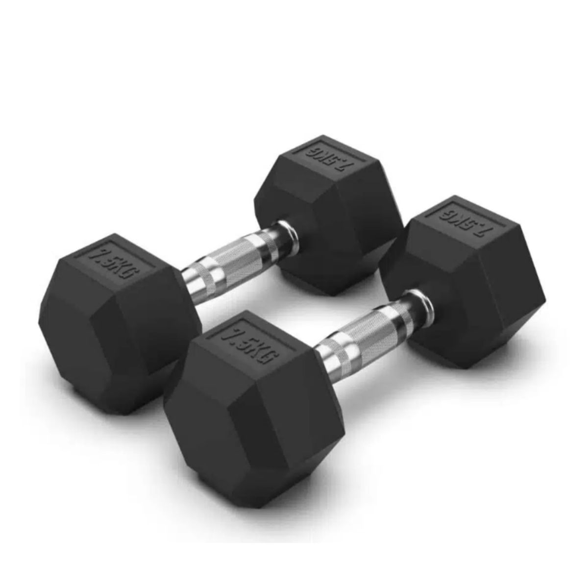 GENERICO - PACK DE 2 MANCUERNAS HEXAGONALES 7.5KG