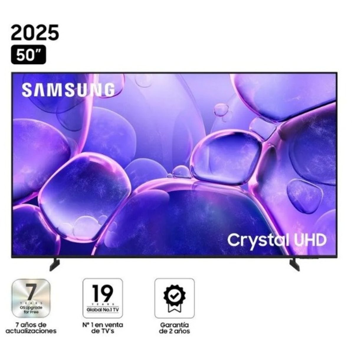SAMSUNG - Televisor Samsung 50 Smart Crystal UHD 4K 50U8000FG 2025