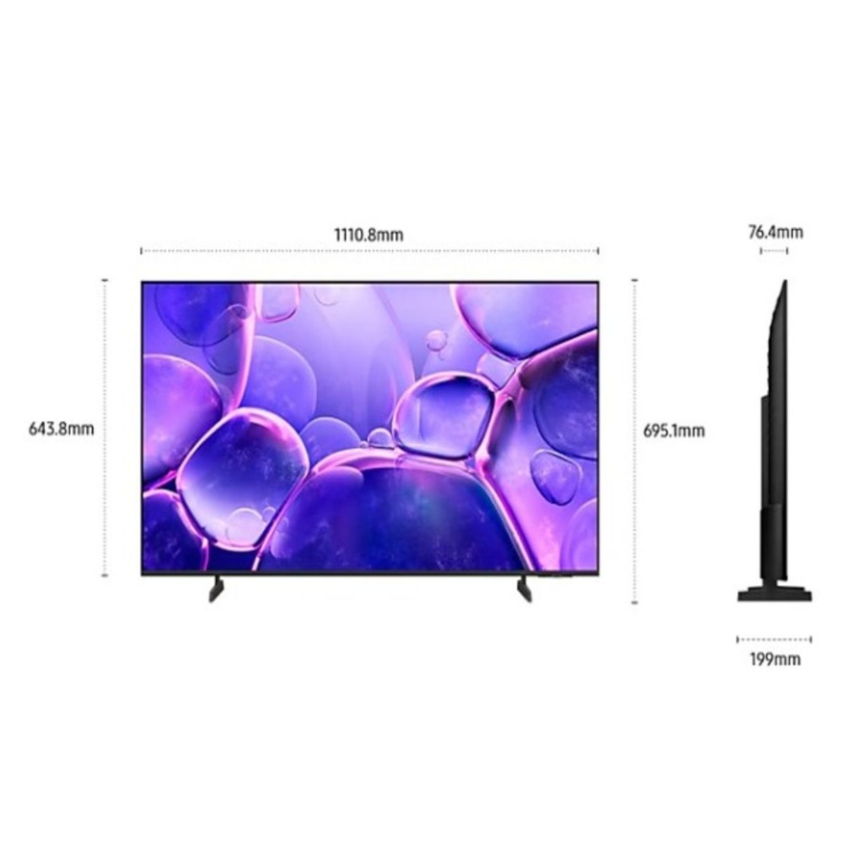 SAMSUNG - Televisor Samsung 50 Smart Crystal UHD 4K 50U8000FG 2025