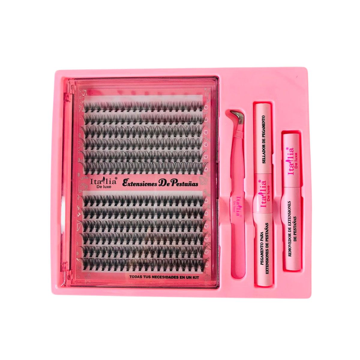 GENERICO - Kit Completo Extensiones De Pestañas Pro Mirada Natural