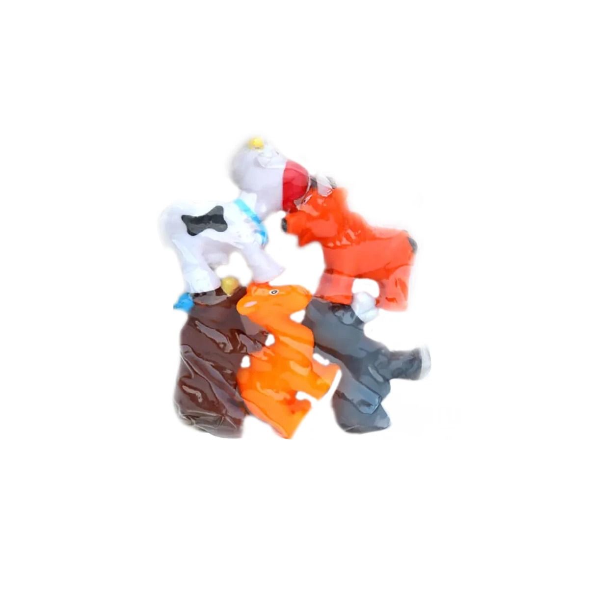 GENERICO - Pack4 Juguetes 5 de Forma de Animales de Granja Entretenido